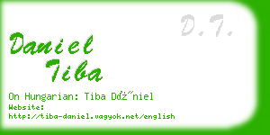 daniel tiba business card